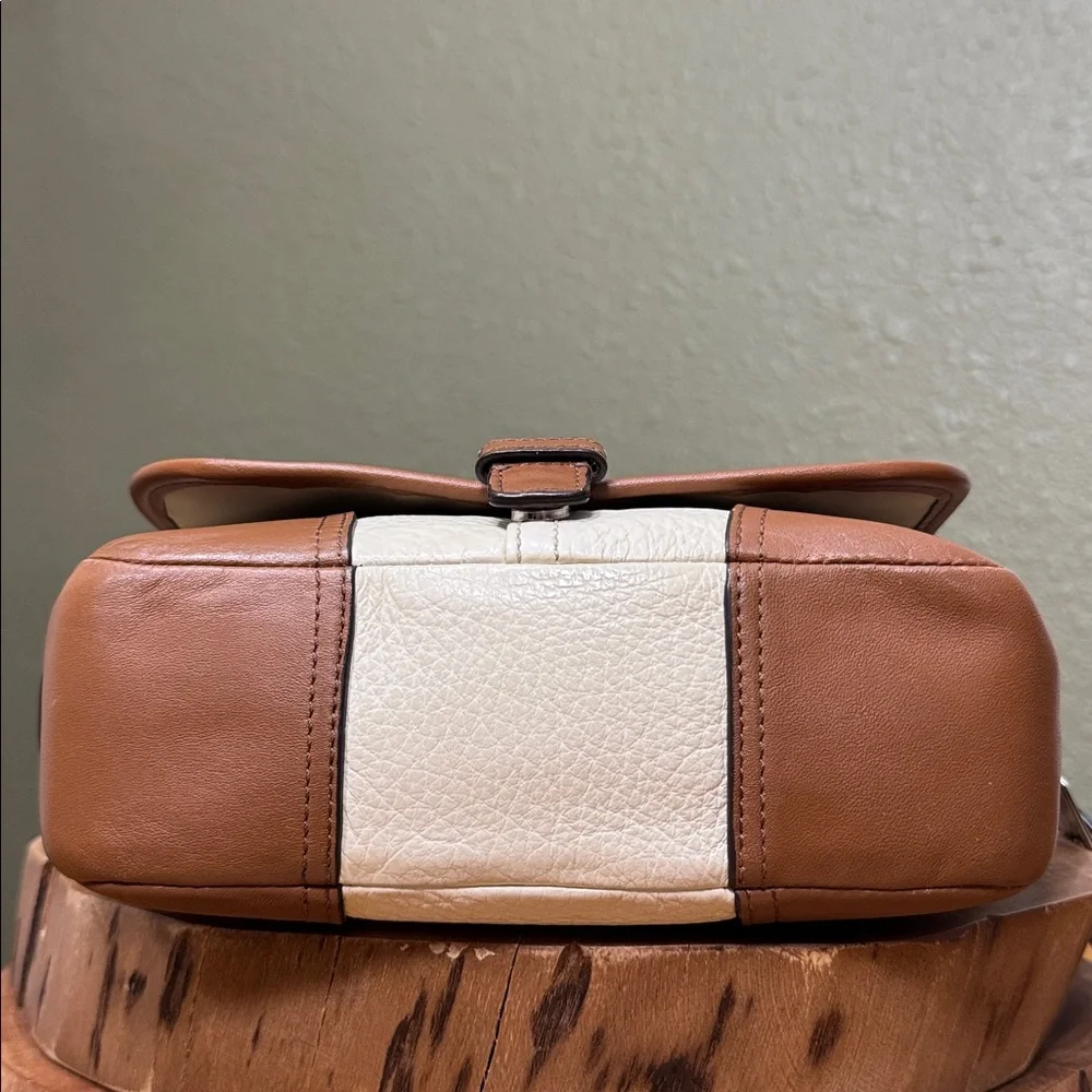 RARE COLOR COACH HADLEY LUXE GRAIN LEATHER FIELD BAG - Picture 6 of 13